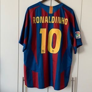 NIKE FCB Ronaldinho Jersey
